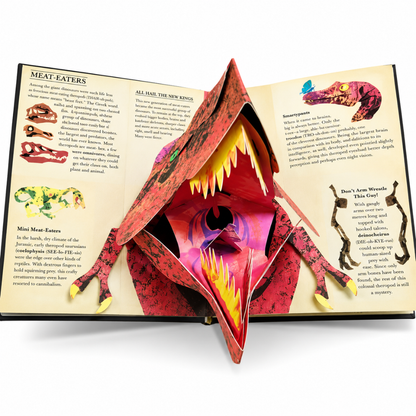 DinoPop 3D Dinosaur Learning Book