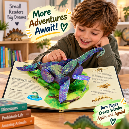 DinoPop 3D Dinosaur Learning Book