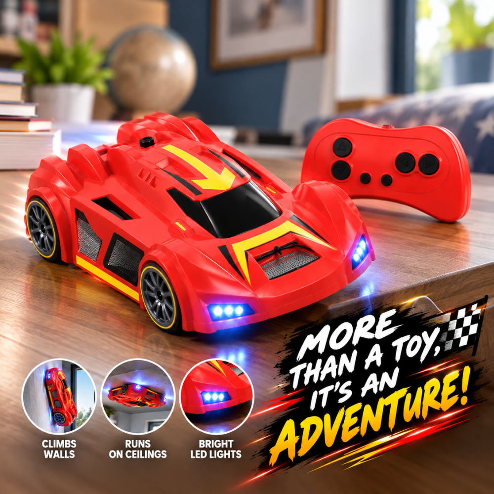 WallRacer Remote Control Climbing Car