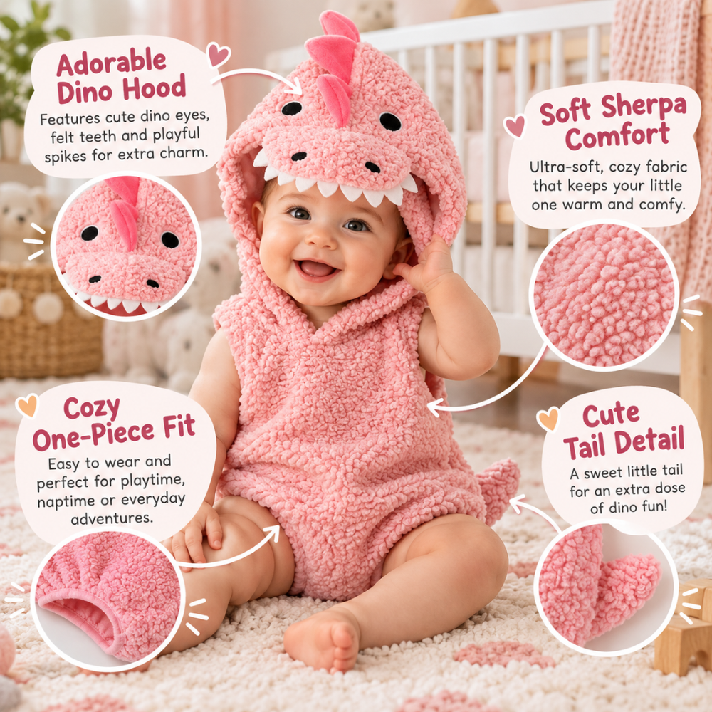 DinoCuddle Baby Costume Romper