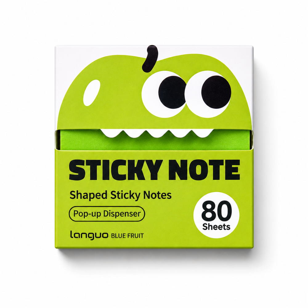 FruityFun Cartoon Sticky Notes
