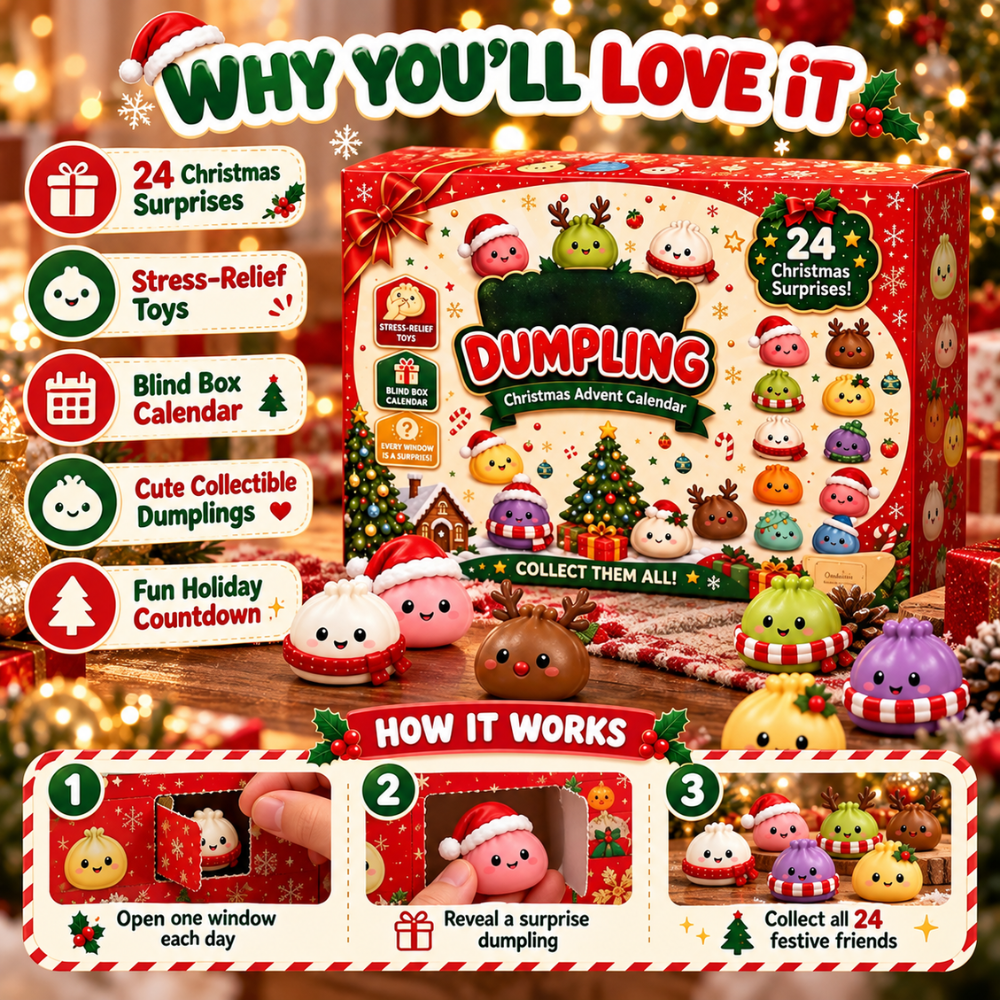 Christmas Dumpling Squishy Set