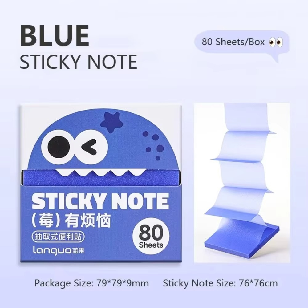 FruityFun Cartoon Sticky Notes