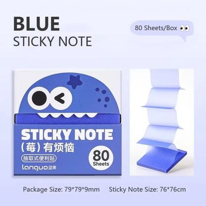 FruityFun Cartoon Sticky Notes