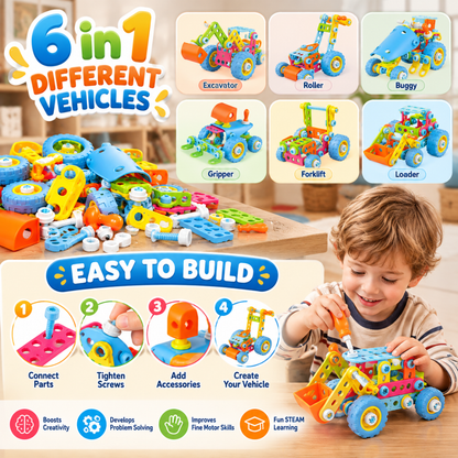 Build & Drive Vehicle Construction Set