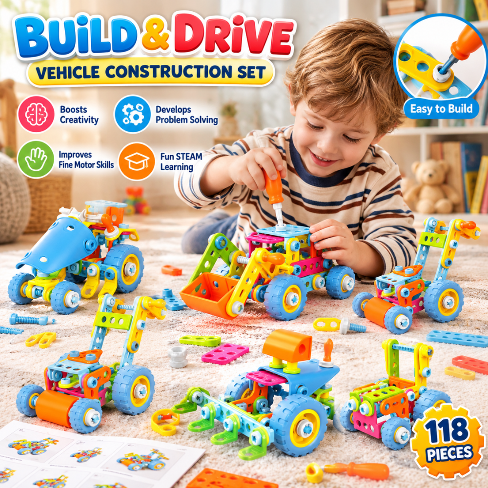 Build & Drive Vehicle Construction Set