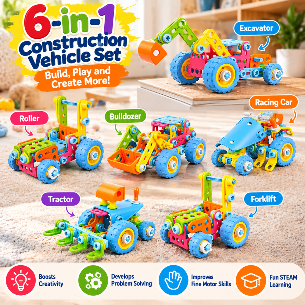 Build & Drive Vehicle Construction Set