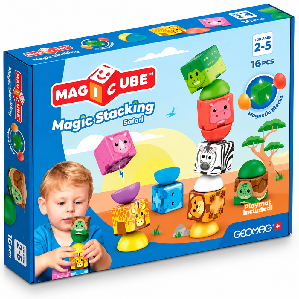 Safari Magnetic Stacking Blocks