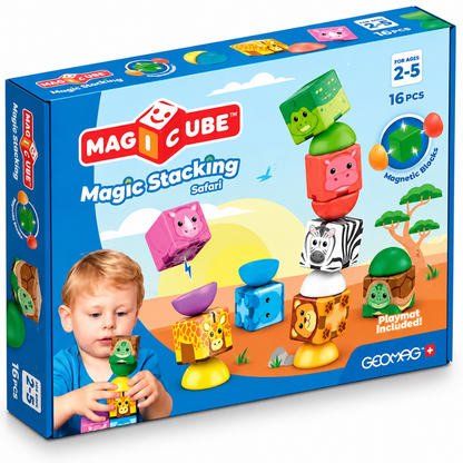 Safari Magnetic Stacking Blocks