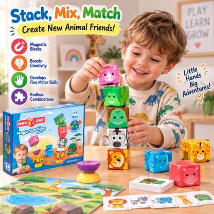 Safari Magnetic Stacking Blocks