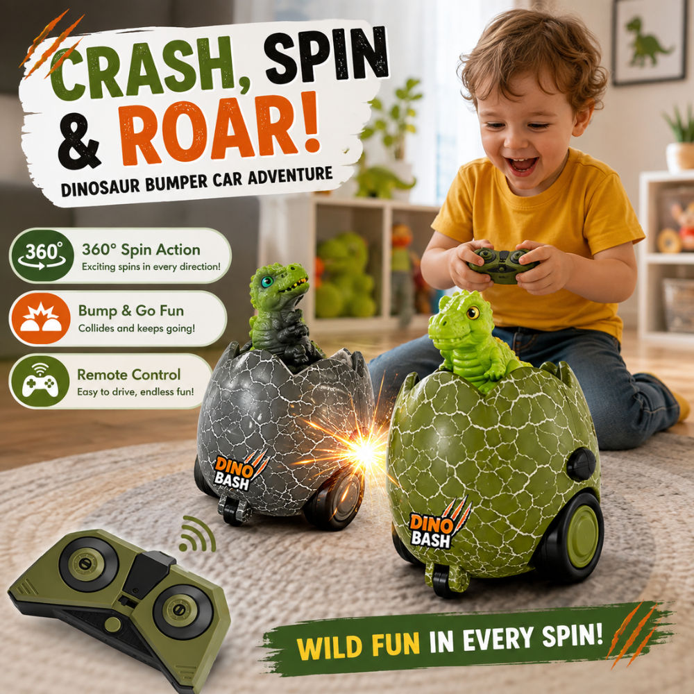 Dino Egg RC Bumper Cars