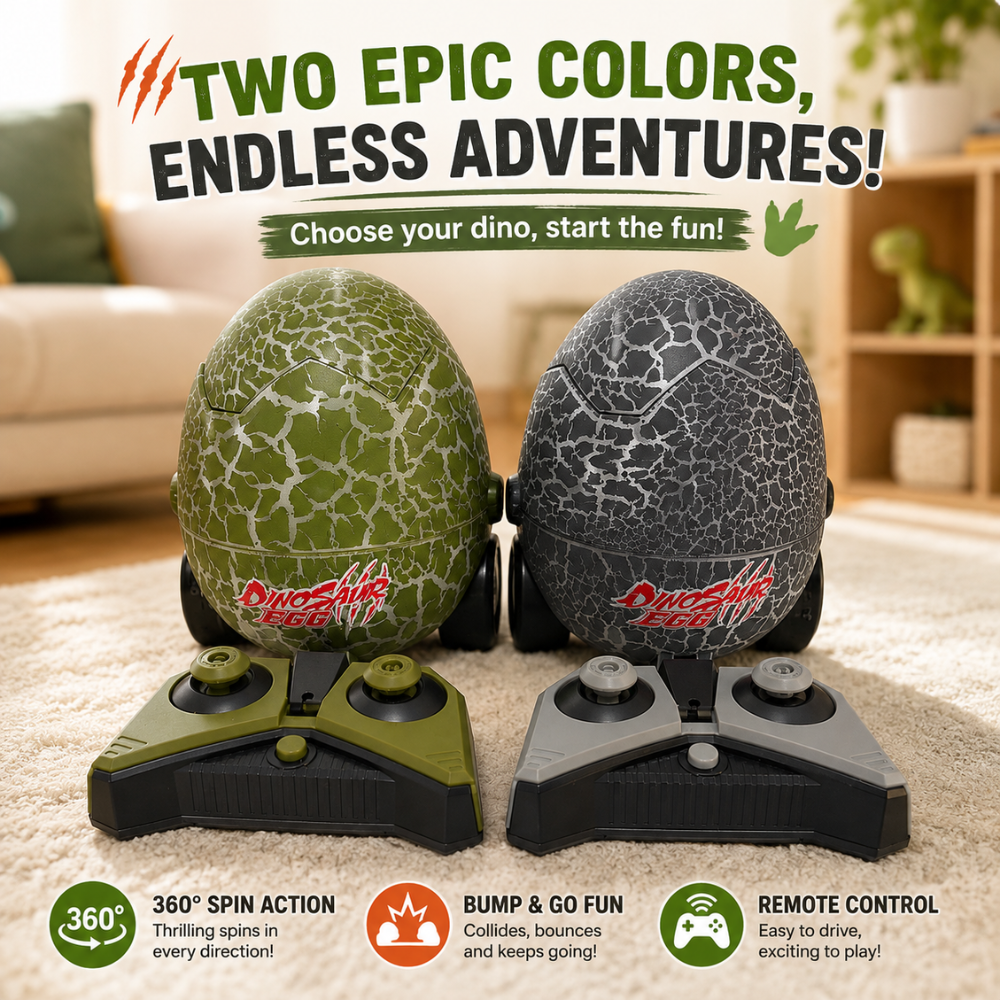 Dino Egg RC Bumper Cars