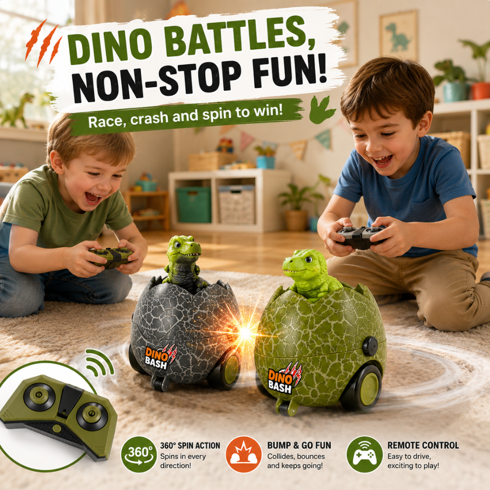 Dino Egg RC Bumper Cars