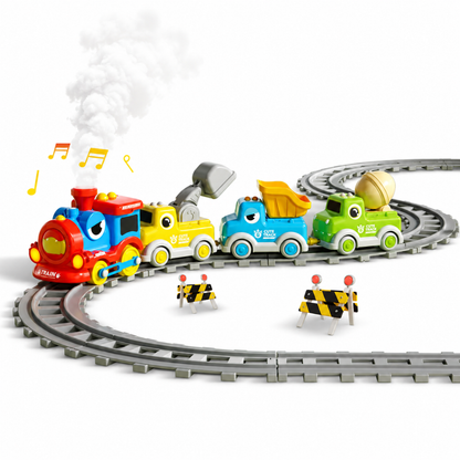 Dino Steam Train Track Set