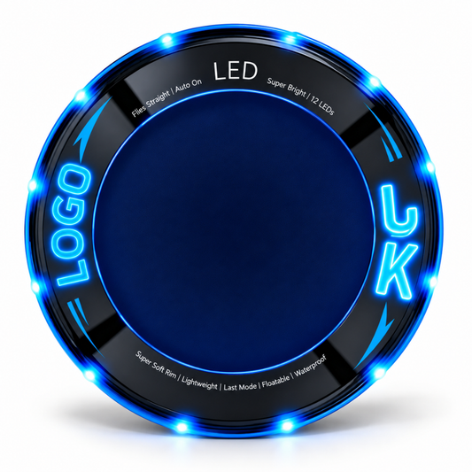 Glowing LED Ring Boomerang Toy