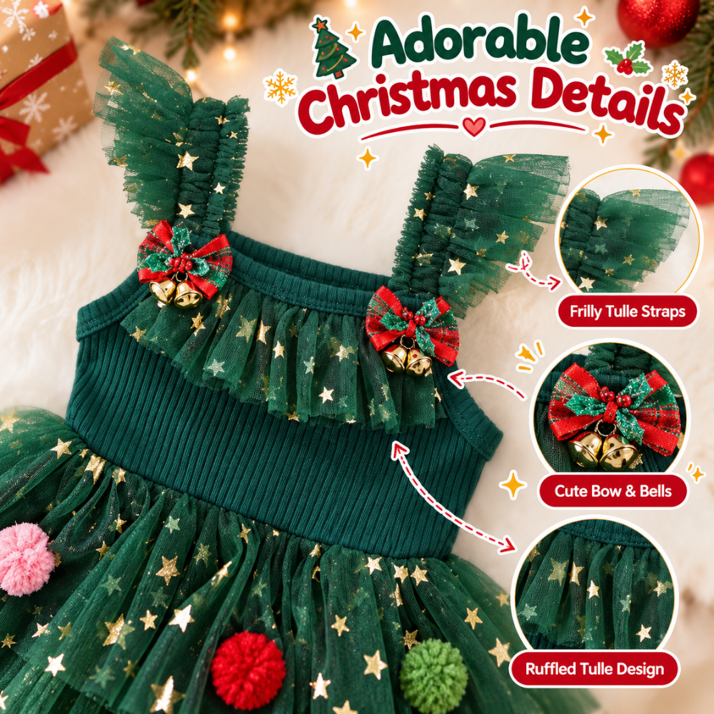 MerryTwirl Christmas Tulle Dress