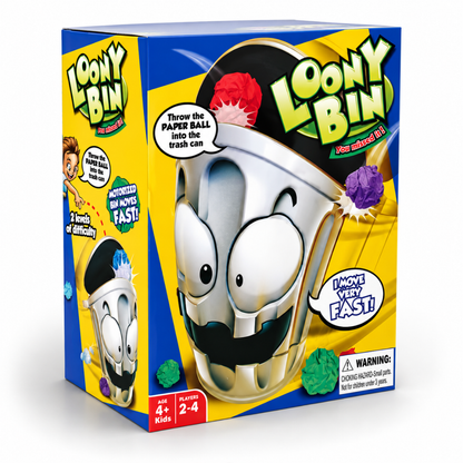 CrazyBin Moving Trash Can Game