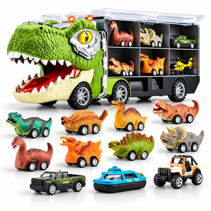 DinoHauler Dinosaur Truck & Car Set