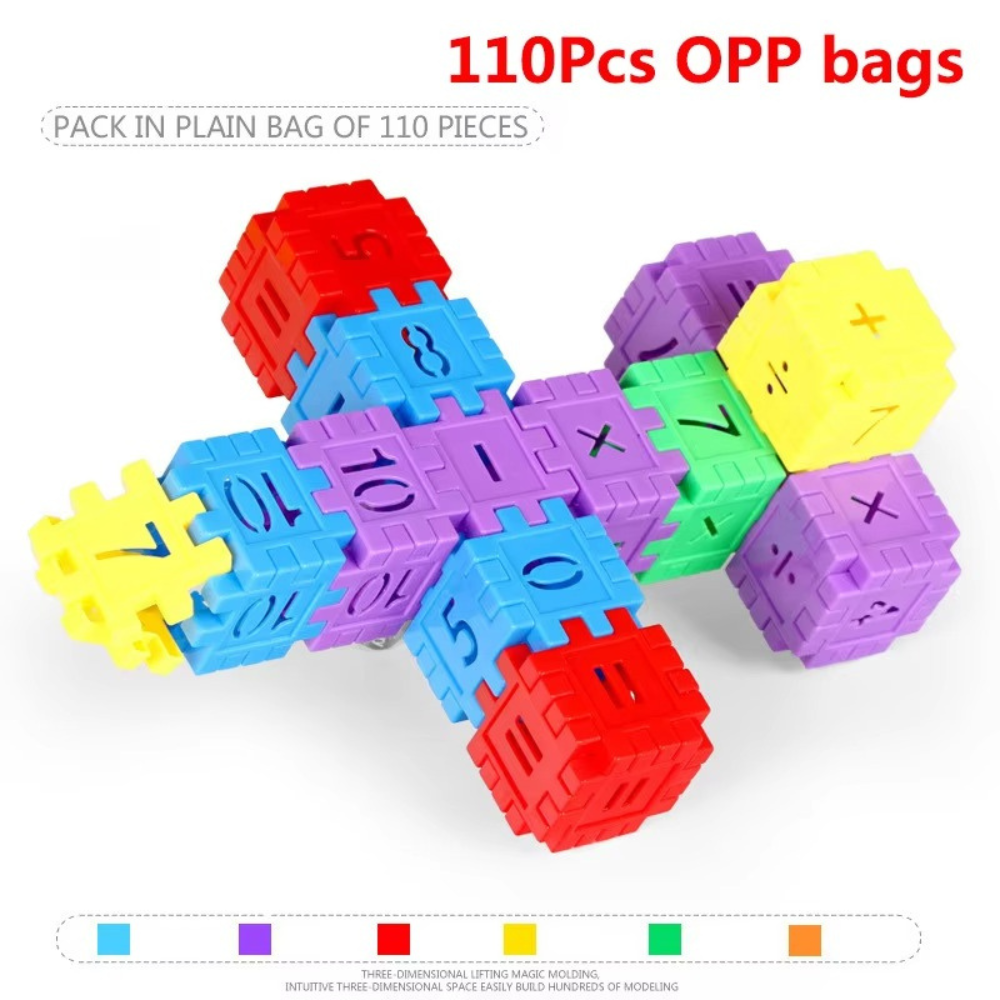 Montessori CountCraft Builder Blocks