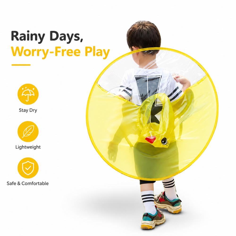 DuckShield Kids Rain Cape