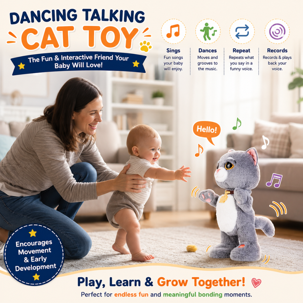 SmartTalk Interactive Cat Plush
