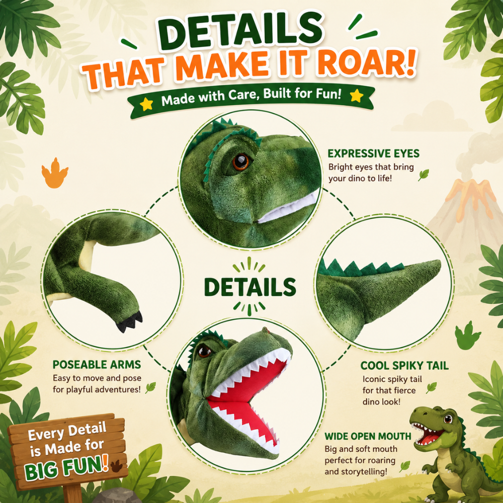 Dino Adventure Hand Puppet