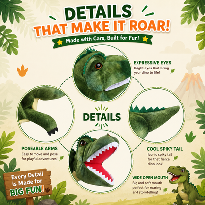 Dino Adventure Hand Puppet
