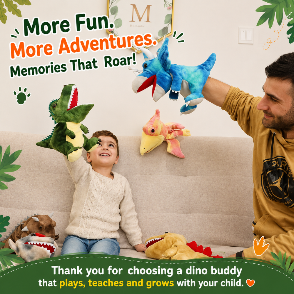 Dino Adventure Hand Puppet
