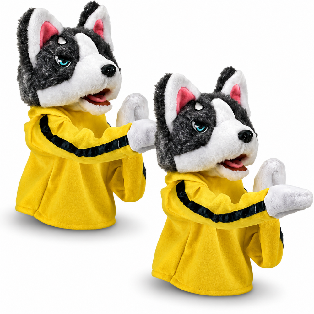 PunchPaws Husky Puppet