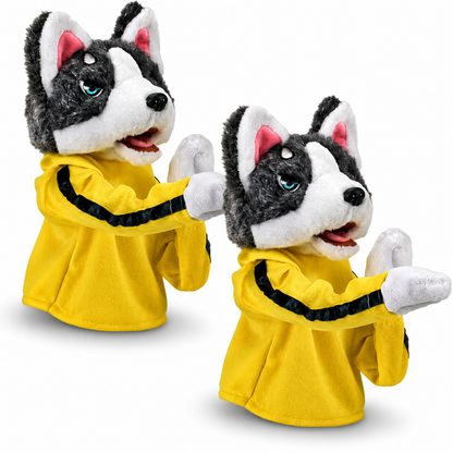 PunchPaws Husky Puppet