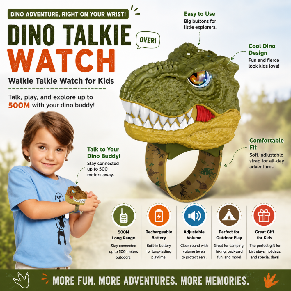 DinoTalk Walkie Talkie Watch