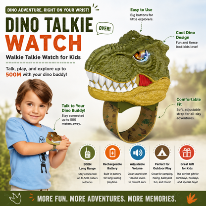 DinoTalk Walkie Talkie Watch