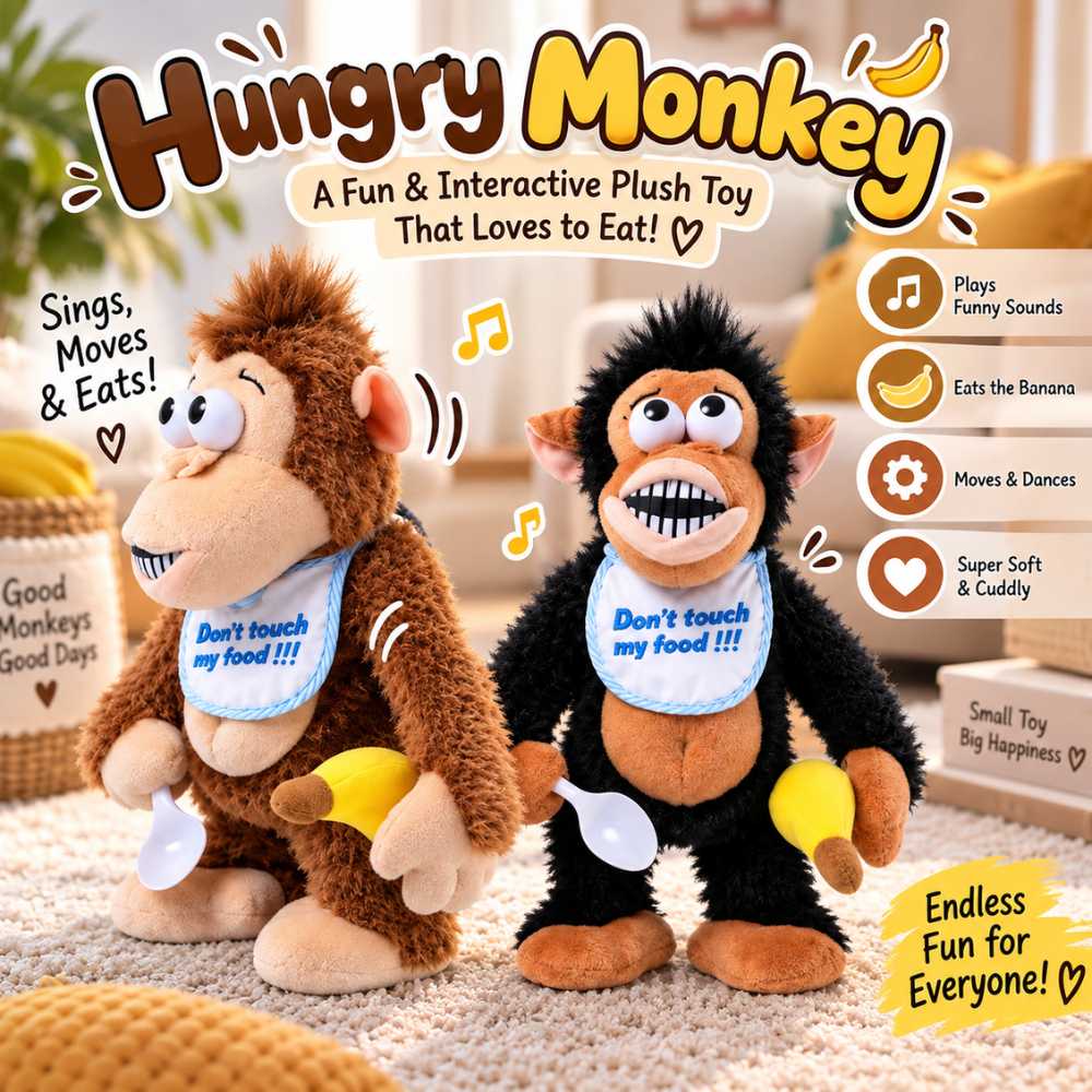 Dancing Banana Monkey Plush