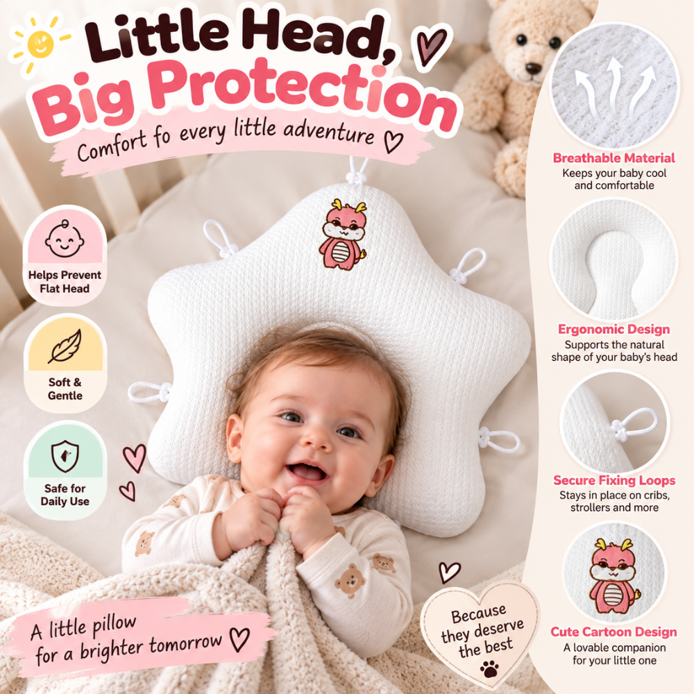 StarNest Baby Head Support Pillow