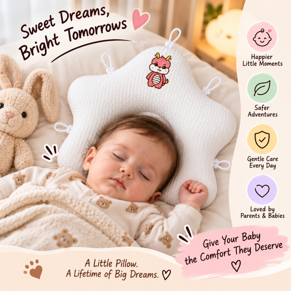 StarNest Baby Head Support Pillow