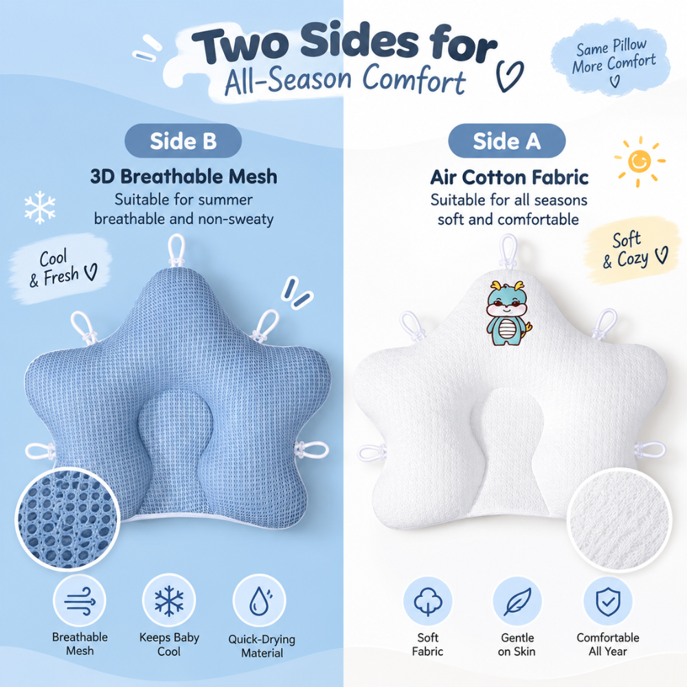 StarNest Baby Head Support Pillow