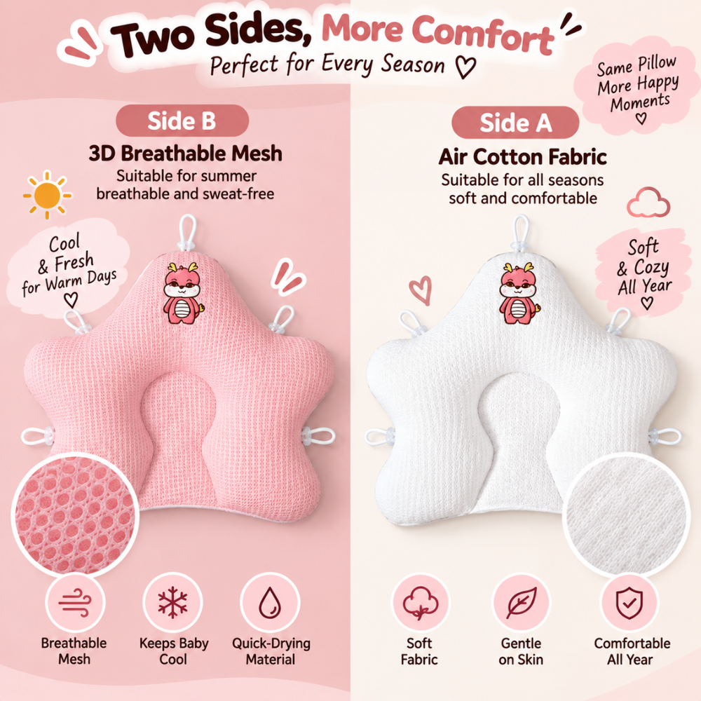 StarNest Baby Head Support Pillow