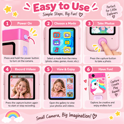 SnapPlay Kids Touchscreen Camera