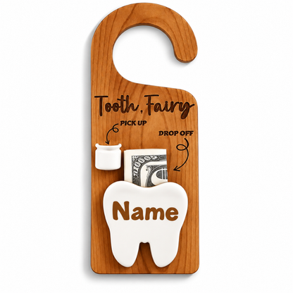Tooth Fairy Personalized Door Hanger