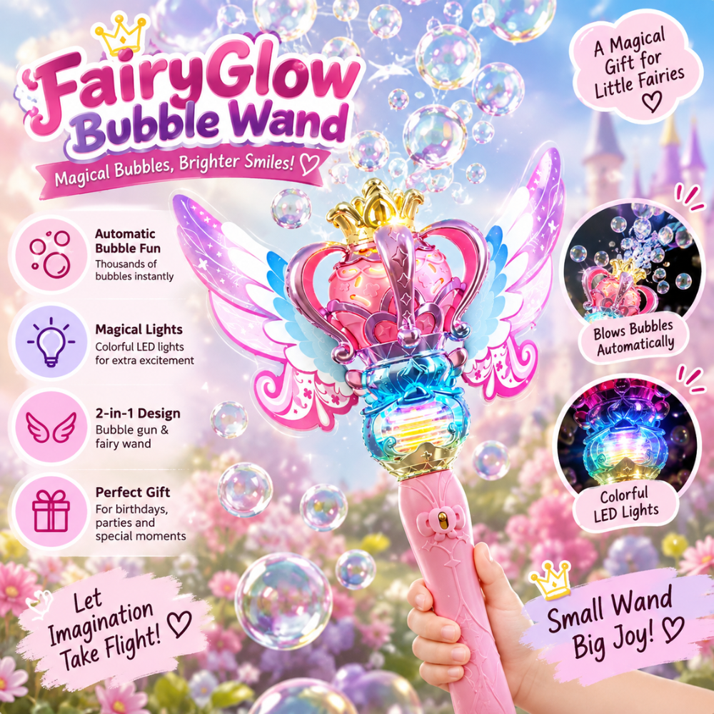 FairyGlow Bubble Wand