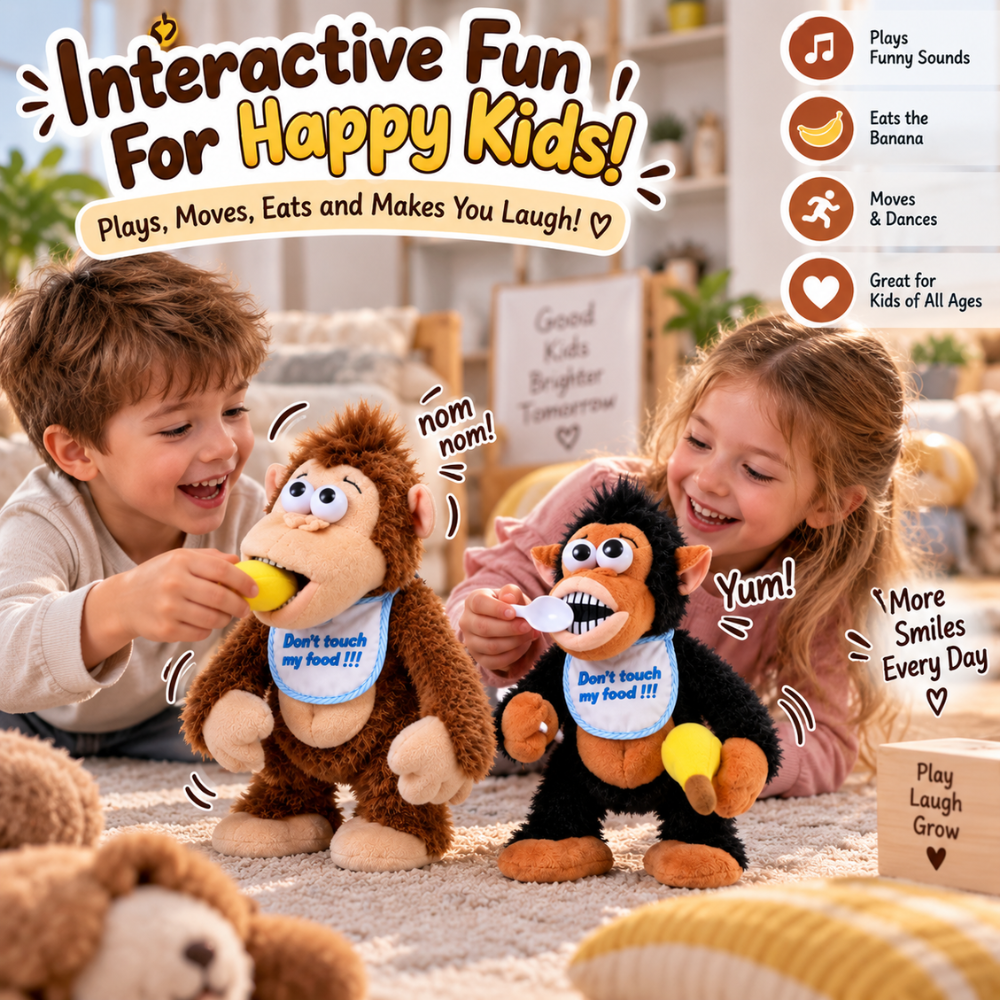 Dancing Banana Monkey Plush