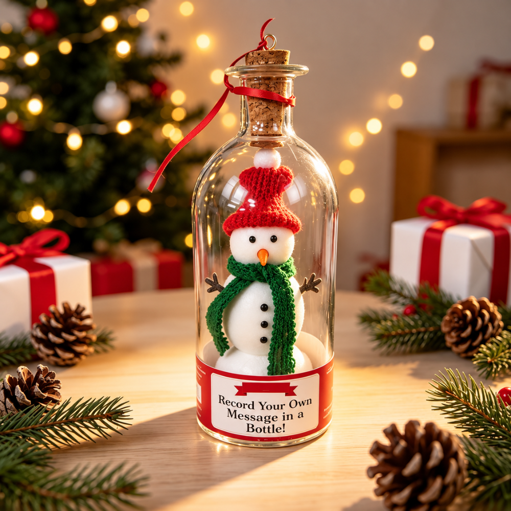 VoiceWish Christmas Message Bottle