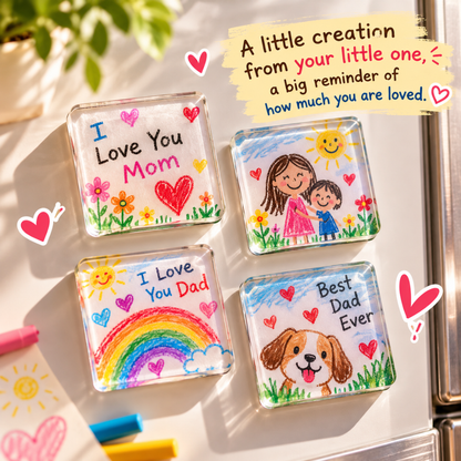 Little Hearts Handmade Fridge Magnet Kit