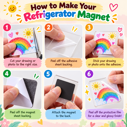 Little Hearts Handmade Fridge Magnet Kit