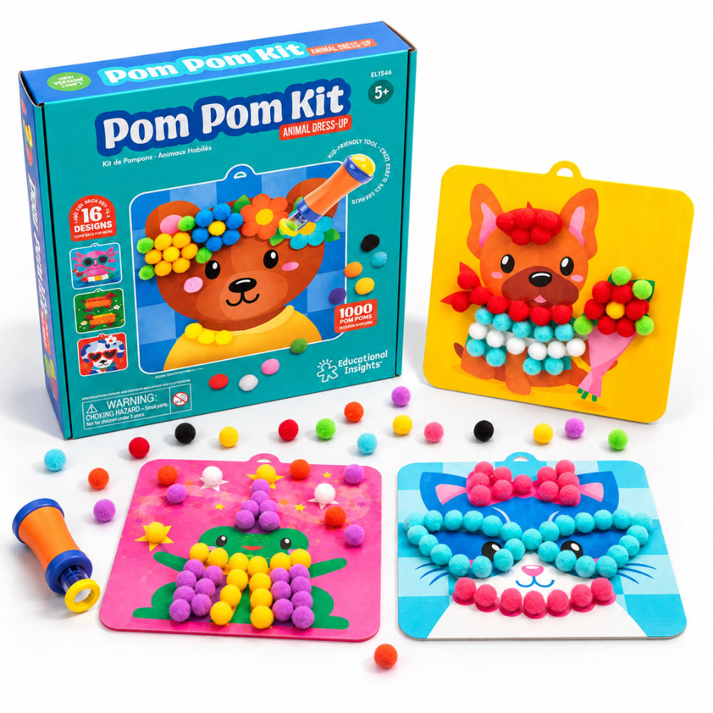 Little Hands Pom Pom Art Kit