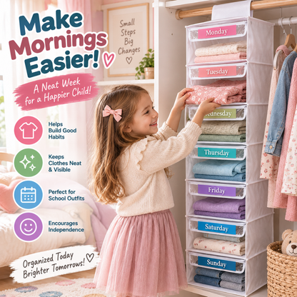 WeekReady Kids Clothes Organizer