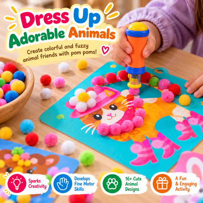 Little Hands Pom Pom Art Kit