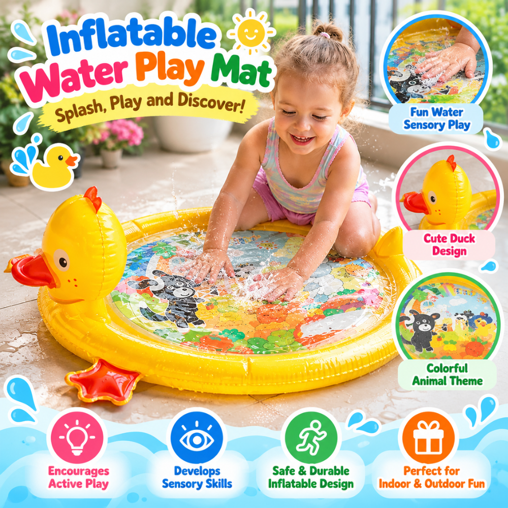 DuckySplash 2-in-1 Water Play Mat