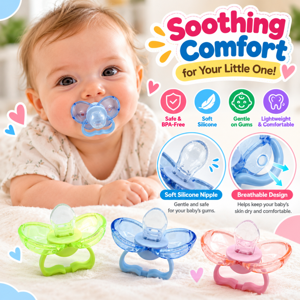 Tiny Whale Newborn Pacifier