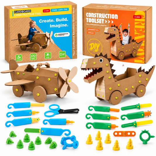 Build & Play Cardboard Construction Kit